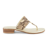 Sandaly Agropoli are comfortable sandals with heels made in Italy with tuscan nappa leather and python design.